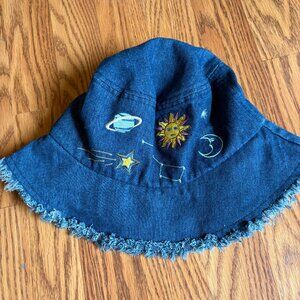 Urban Outfitters Space Astrology Bucket Hat One Size